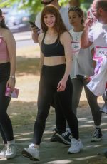 CHERYL COLE and NICOLA ROBERTS at London Bridges Charity Walk 07/24/2022