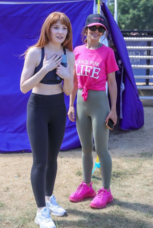 CHERYL COLE and NICOLA ROBERTS at London Bridges Charity Walk 07/24/2022