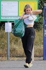 CHLOE BURROWA Leaves a Nail Salon in Essex 06/22/2022