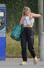 CHLOE BURROWA Leaves a Nail Salon in Essex 06/22/2022