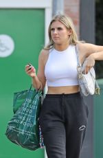 CHLOE BURROWA Leaves a Nail Salon in Essex 06/22/2022