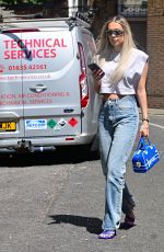 CHLOE, DEMI and FRANKIE SIMS Heading to Sexy Fish in London 07/16/2022