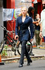 CHLOE MORETZ on the Set of Nimona in New York 07/18/2022