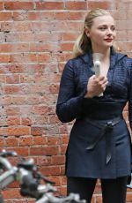 CHLOE MORETZ on the Set of The Ballad of Ruby Salem in New York 07/18/2022