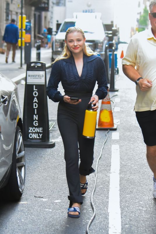 CHLOE MORETZ on the Set of The Ballad of Ruby Salem in New York 07/24/2022