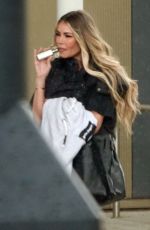 CHLOE SIMS Arrives at Slough Ice Arena for Practice of Dancing On Ice 06/29/2022