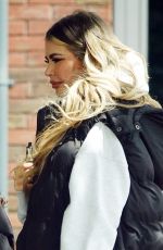 CHLOE SIMS Arrives at Slough Ice Arena for Practice of Dancing On Ice 06/29/2022