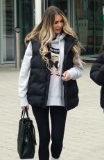 CHLOE SIMS Arrives at Slough Ice Arena for Practice of Dancing On Ice 06/29/2022