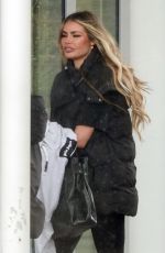 CHLOE SIMS Arrives at Slough Ice Arena for Practice of Dancing On Ice 06/29/2022
