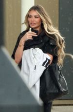 CHLOE SIMS Arrives at Slough Ice Arena for Practice of Dancing On Ice 06/29/2022