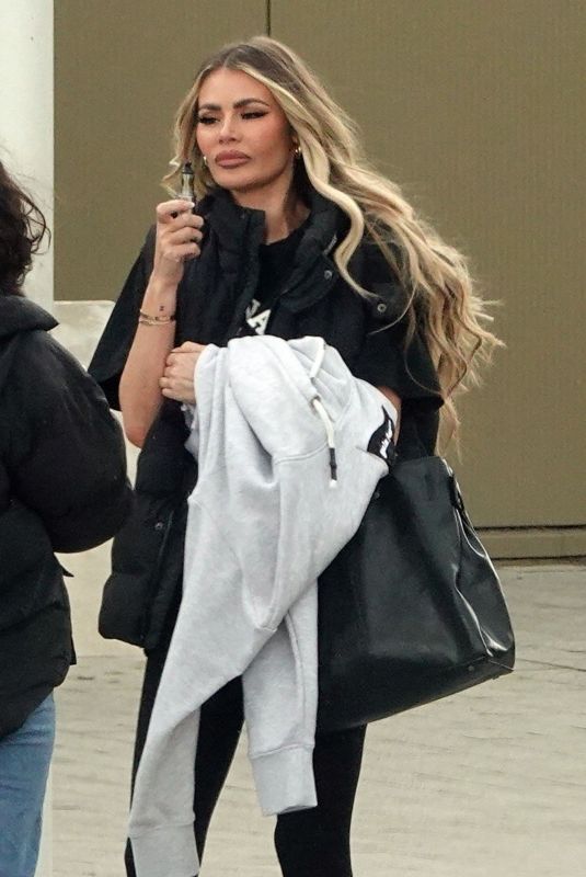 CHLOE SIMS Arrives at Slough Ice Arena for Practice of Dancing On Ice 06/29/2022