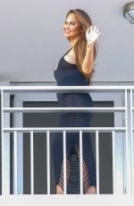 CHRISSY TEIGEN and John Legend on the Balcony of Their Hotel in Nice 07/11/2022
