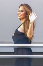 CHRISSY TEIGEN and John Legend on the Balcony of Their Hotel in Nice 07/11/2022