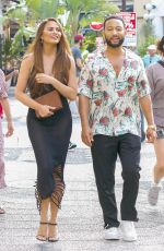 CHRISSY TEIGEN and John Legend Out Sshopping in Nice 07/11/2022