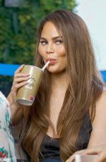 CHRISSY TEIGEN and John Legend Out Sshopping in Nice 07/11/2022