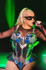 CHRISTINA AGUILERA Performs at a Concert at Starlite in Marbella 07/25/2022