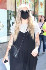 CHRISTINA PERRI Heading to New York Live 07/19/2022