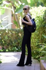 CHRISTINE QUINN on the Set of a Commercial for Herve Leger in Los Angeles 07/28/2022
