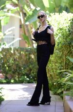 CHRISTINE QUINN on the Set of a Commercial for Herve Leger in Los Angeles 07/28/2022