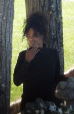 CIARA at a Break from Filming Her New Music Video in Lake Como 07/08/2022