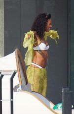 CINDY BRUNA in Bikini at a Yacht in St-Tropez 07/16/2022