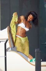 CINDY BRUNA in Bikini at a Yacht in St-Tropez 07/16/2022