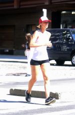 CLAIRE DANES Out Jogging in New York 07/18/2022