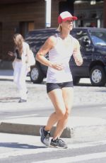 CLAIRE DANES Out Jogging in New York 07/18/2022