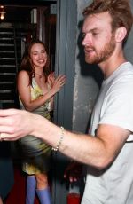 CLAUDIA SULEWSKI Arrives at Troubadour in West Hollywood 07/14/2022