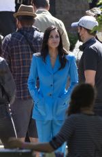 COURTENEY COX,MELISSA BARRERA and JENNA ORTEGA on the Set of Scream 6 in montreal 07/12/2022