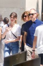 DAISY EDGAR JONES Out with Her Parents in New York 07/12/2022