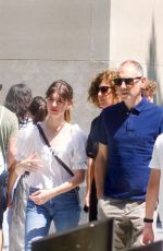 DAISY EDGAR JONES Out with Her Parents in New York 07/12/2022