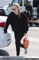 DAKOTA FANNING Leaves Pilates Class in Hollywood 07/25/2022