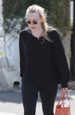 DAKOTA FANNING Leaves Pilates Class in Hollywood 07/25/2022