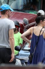 DAKOTA JOHNSON and Chris Martin Out in Boston 07/26/2022
