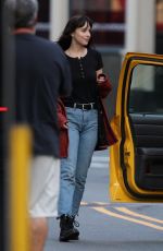 DAKOTA JOHNSON on the Set of Madame Web in Boston 07/26/2022