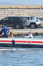 DEE OCLEPPO HILFIGER at a Boat in Saint-Tropez 07/19/2022