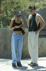 DELILAH HAMLIN Out with a Friend in West Hollywood 07/27/2022