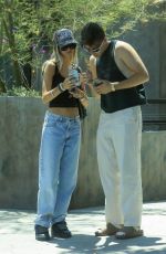 DELILAH HAMLIN Out with a Friend in West Hollywood 07/27/2022
