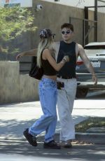 DELILAH HAMLIN Out with a Friend in West Hollywood 07/27/2022
