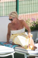 DENISE VAN OUTEN at a Pool in Marbella 07/27/2022