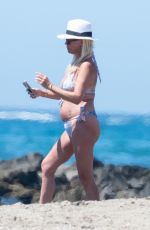 DENISE VAN OUTEN in Bikini at a Beach in Marbella 07/28/2022