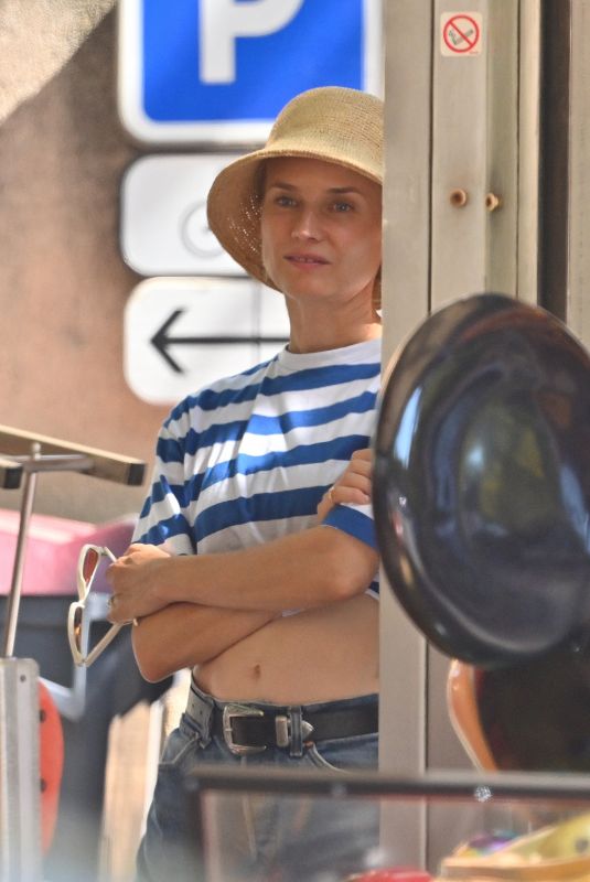 DIANE KRUGER on Vacation in Saint-tropez 07/16/2022