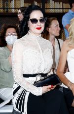 DITA VON TEESE at Alexis Mabille Haute Couture F/W Show at Paris Fashion Week 07/05/2022