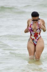 DRAYA MICHELE in Swimsuit at a Beach in Miami 07/17/2022 