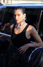 DUA LIPA Arrives at Balenciaga Afterparty at Paris Haute Couture Week 07/06/2022