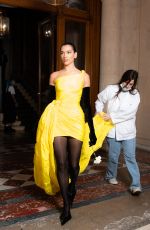 DUA LIPA Leaves Balenciaga Fashion Show at PFW in Paris 07/06/2022