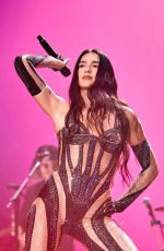 DUA LIPA Performs at Lollapalooza in Chicago 07/29/2022