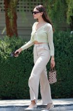 EIZA GONZALEZ Leaves San Vicente Bungalows in West Hollywood 07/29/2022