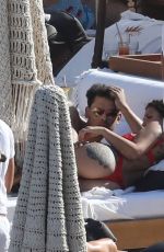 ELETTRA LAMBORGHINI in Bikini at a Beach in Mykonos 07/19/2022